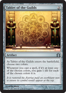 Tablet of the Guilds (Return to Ravnica) Heavy Play