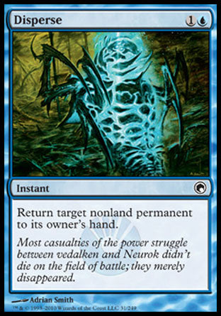 Disperse (Scars of Mirrodin) Light Play
