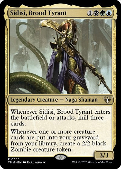 Sidisi, Brood Tyrant (Commander Masters) Light Play