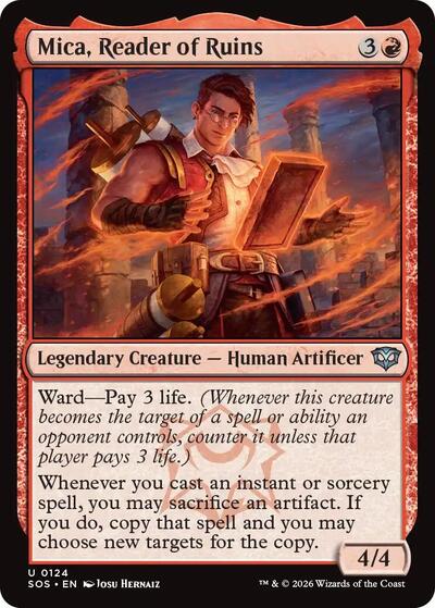 Mica, Reader of Ruins (Secrets of Strixhaven) Light Play