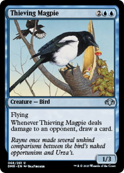 Thieving Magpie (Dominaria Remastered) Light Play
