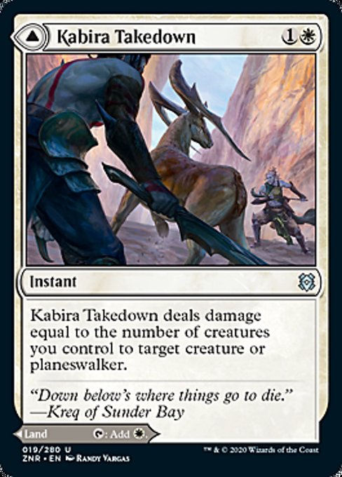 Kabira Takedown / Kabira Plateau (Zendikar Rising) Light Play
