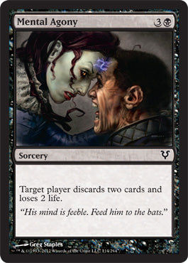 Mental Agony (Avacyn Restored) Light Play Foil