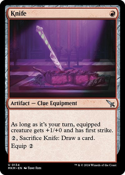 Knife (Murders at Karlov Manor) Light Play Foil