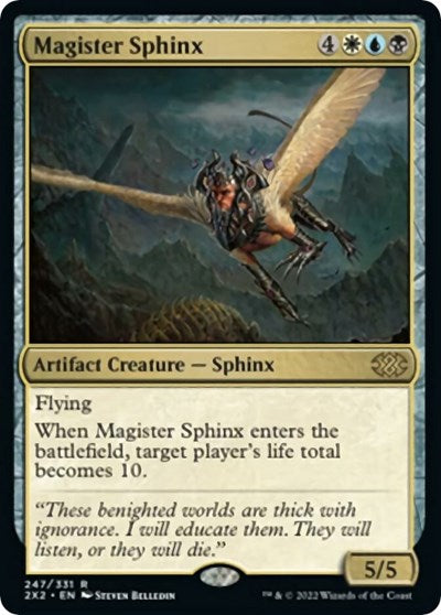 Magister Sphinx (Double Masters 2022) Light Play