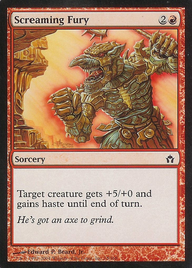 Screaming Fury (Fifth Dawn) Light Play