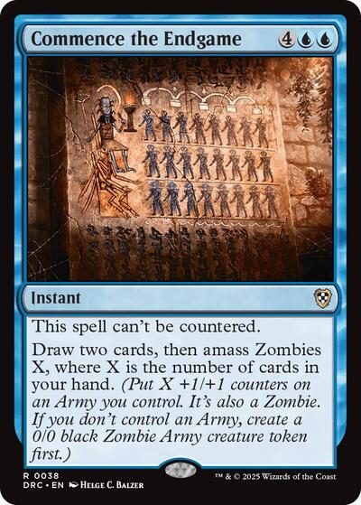 Commence the Endgame (Commander: Aetherdrift) Light Play