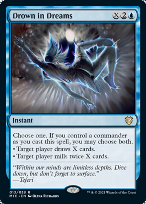 Drown in Dreams (Commander 2021 Midnight Hunt) Light Play