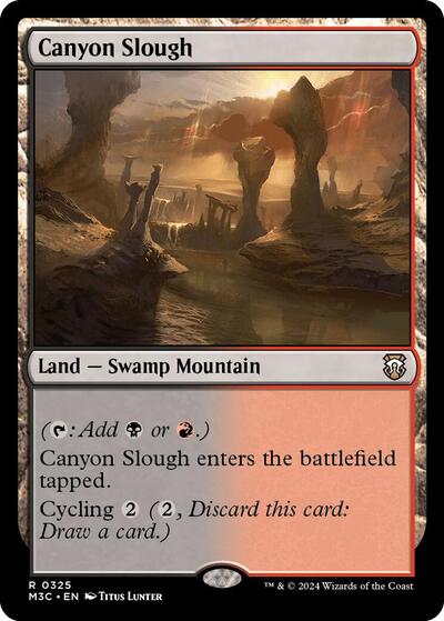 Canyon Slough (Commander: Modern Horizons 3) Light Play