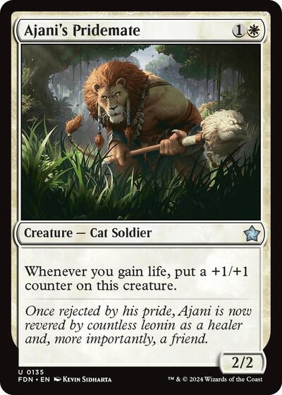Ajani's Pridemate (Foundations) Light Play