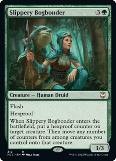Slippery Bogbonder (Commander: Streets of New Capenna) Light Play