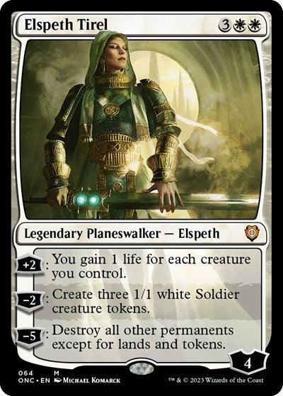 Elspeth Tirel (Commander: Phyrexia: All Will Be One) Light Play