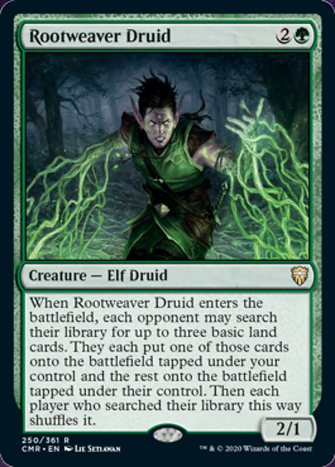 Rootweaver Druid (Commander Legends) Light Play