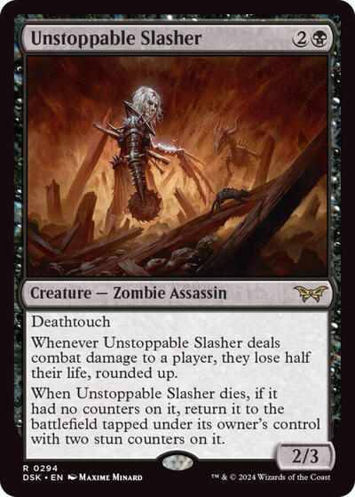 Unstoppable Slasher (0294) (Duskmourn: House of Horror) Light Play
