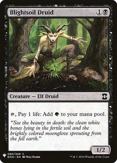 Blightsoil Druid (Mystery Booster) Light Play