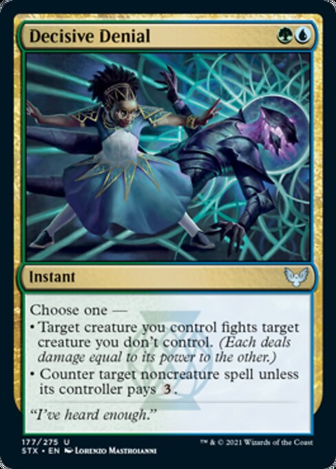 Decisive Denial (Strixhaven) Light Play