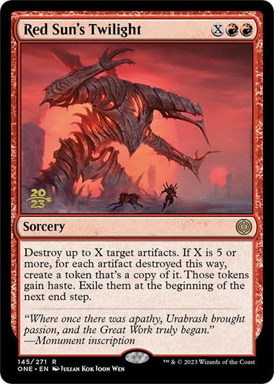 Red Sun's Twilight (Promos: Prerelease Cards) Light Play Foil