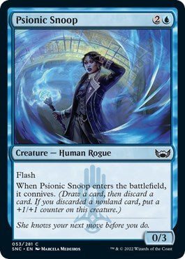 Psionic Snoop (Streets of New Capenna) Light Play Foil