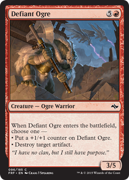 Defiant Ogre (Fate Reforged) Light Play