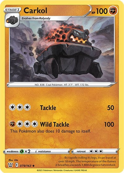 Carkol (SWSH05: Battle Styles) Light Play