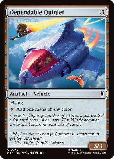 Dependable Quinjet (Marvel Super Heroes) Light Play