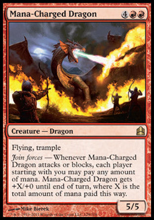 Mana-Charged Dragon (Commander) Light Play