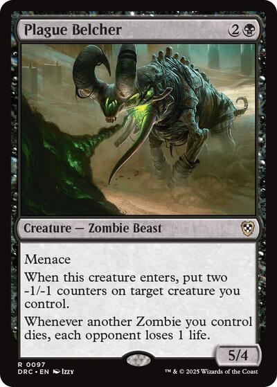 Plague Belcher (Commander: Aetherdrift) Light Play