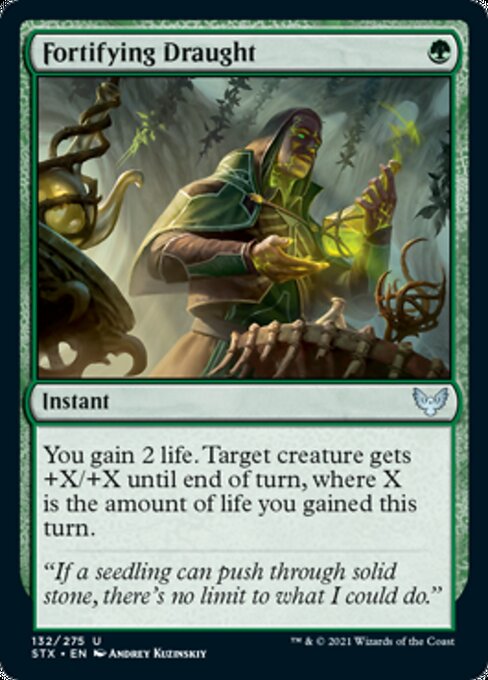 Fortifying Draught (Strixhaven) Light Play Foil