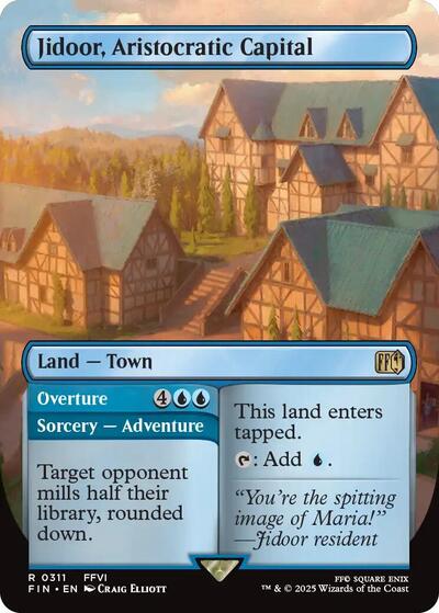 Jidoor, Aristocratic Capital (Borderless) (Universes Beyond: FINAL FANTASY) Light Play