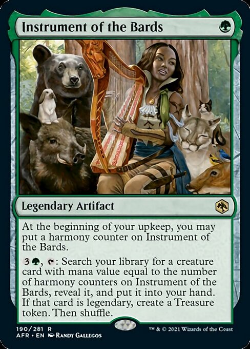 Instrument of the Bards (Adventures in the Forgotten Realms) Light Play Foil
