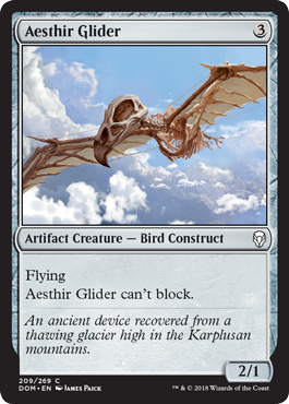 Aesthir Glider (Dominaria) Light Play Foil