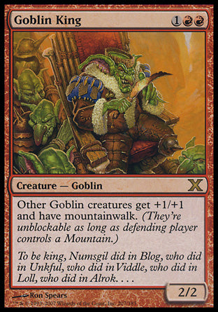 Goblin King (10th Edition) Light Play