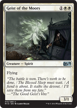 Geist of the Moors (Magic 2015 Core Set) Light Play