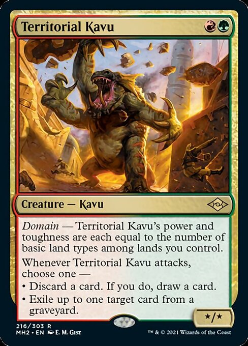 Territorial Kavu (Modern Horizons 2) Light Play