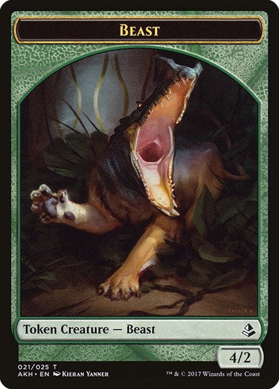 Beast Token (Amonkhet) Light Play