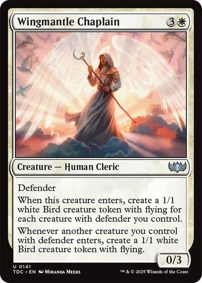 Wingmantle Chaplain (Commander: Tarkir: Dragonstorm) Light Play