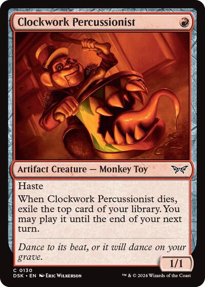 Clockwork Percussionist (0130) (Duskmourn: House of Horror) Light Play