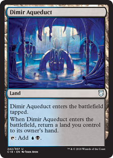 Dimir Aqueduct (Commander 2018) Light Play