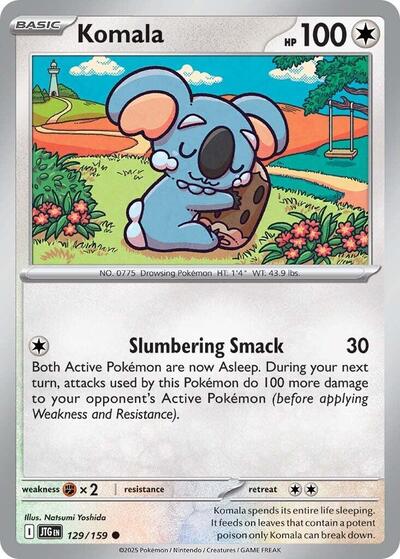 Komala (SV09: Journey Together) Light Play Reverse Holofoil