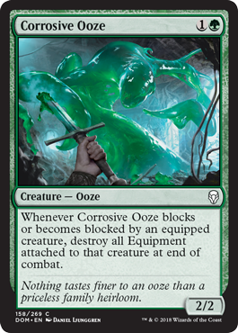 Corrosive Ooze (Dominaria) Light Play