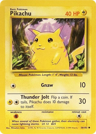Pikachu (Base Set) Damaged / Poor