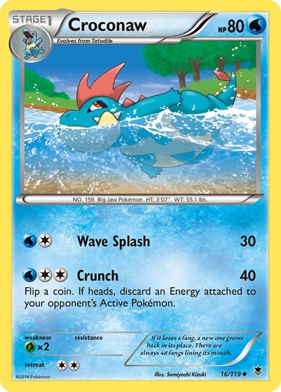 Croconaw (XY - Phantom Forces) Heavy Play