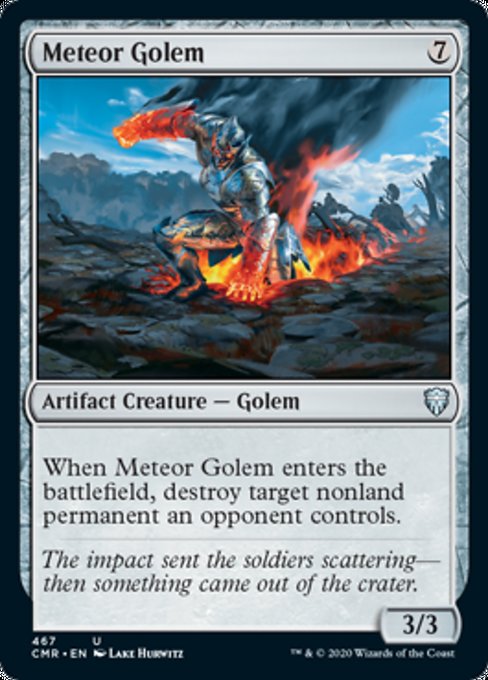Meteor Golem (Commander 2020 Commander Legends) Light Play