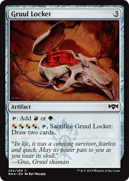 Gruul Locket (Ravnica Allegiance) Light Play