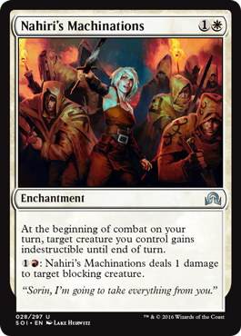 Nahiri's Machinations (Shadows Over Innistrad) Light Play