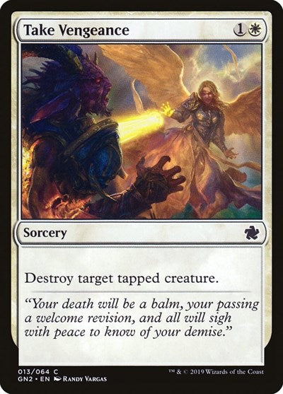 Take Vengeance (Magic Game Night 2019) Light Play