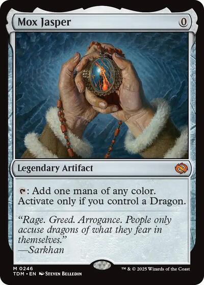 Mox Jasper (Tarkir: Dragonstorm) Light Play