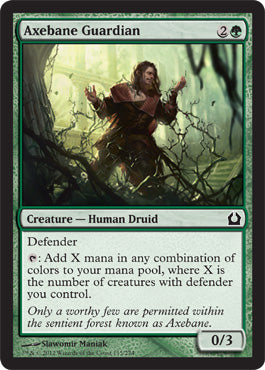Axebane Guardian (Return to Ravnica) Light Play