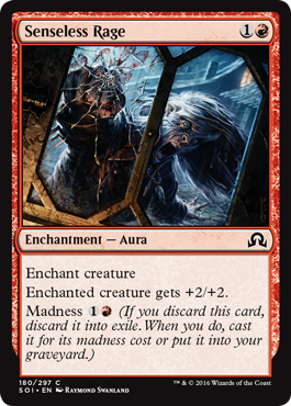 Senseless Rage (Shadows Over Innistrad) Light Play