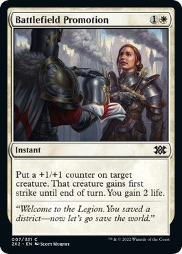 Battlefield Promotion (Double Masters 2022) Light Play Foil